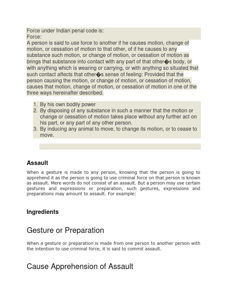 Force Kidnapping Pdf Kidnapping Assault