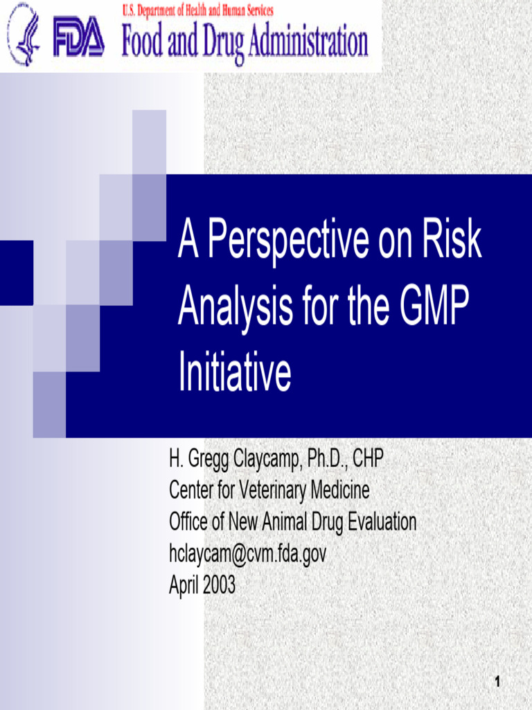 Risk Analysis for GMP Initiative | PDF | Risk | Risk Management