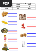 Letrang D Worksheets | PDF