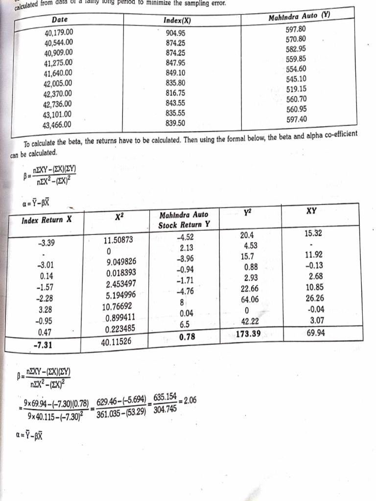 Problems on alpha and beta pdf beta finance mathematical finance