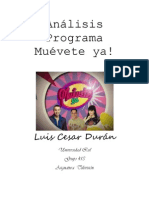 AnAlisis Programa Muevete Ya