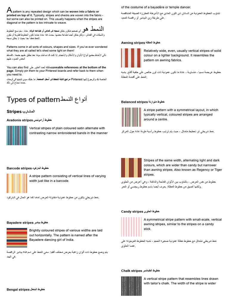 A Guide To Patterns - The Concept Wardrobe2 | PDF