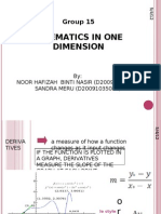 Kinematics in One Dimension