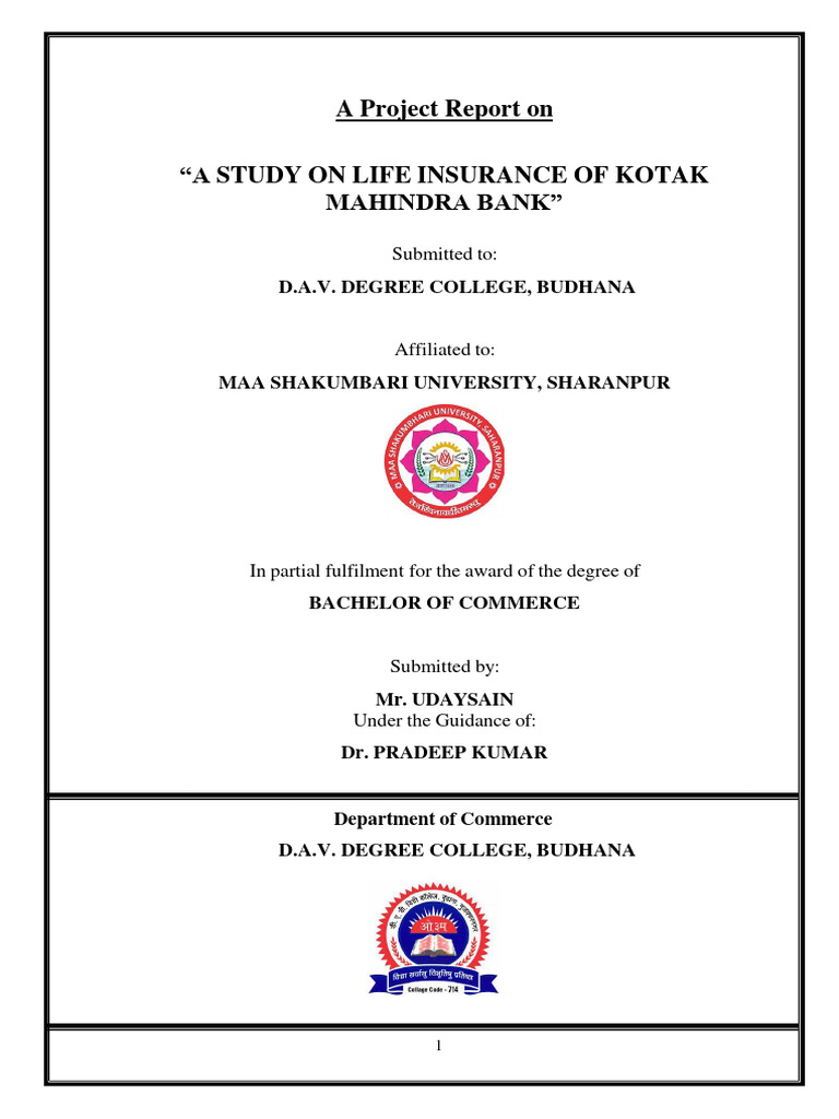 LIfe Insurance Project | PDF | Insurance | Life Insurance