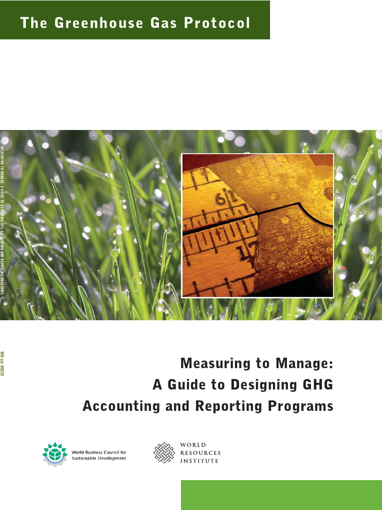 GHG Accounting and Reporting Guide | PDF | Climate Change Mitigation ...