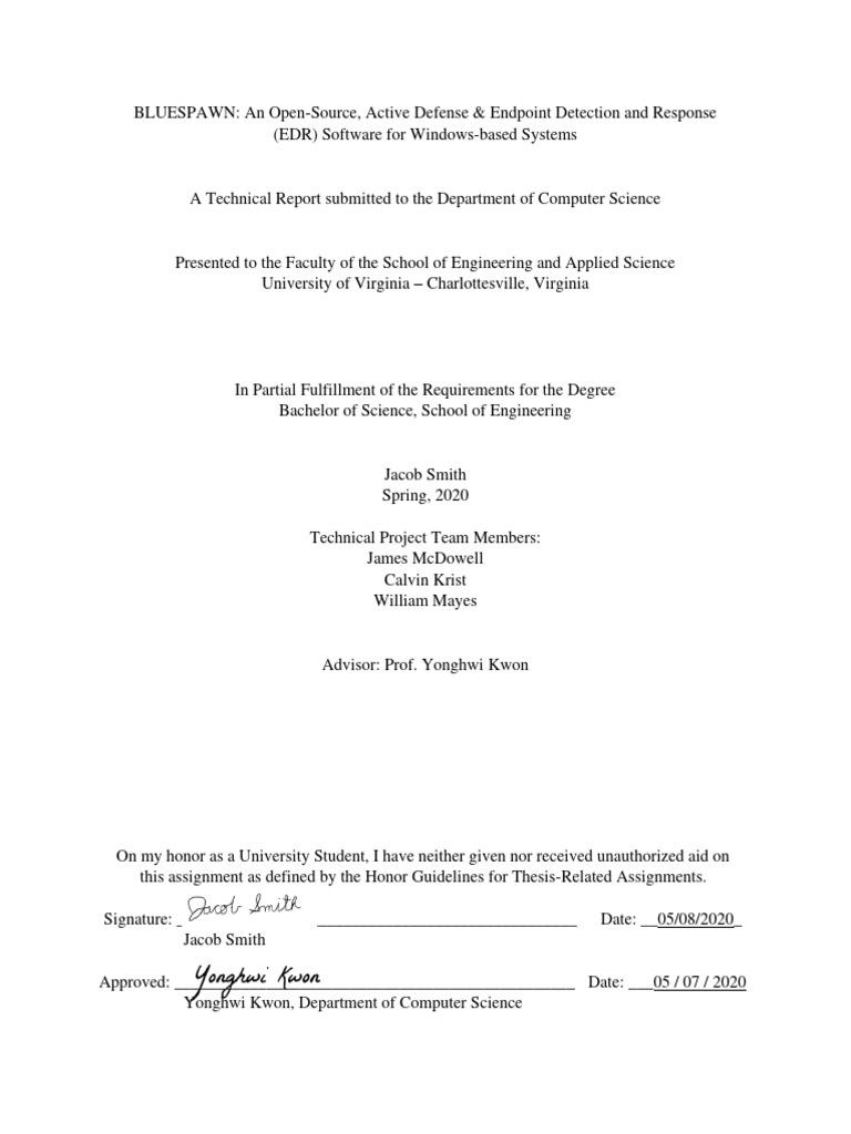 Smith Jacob Technical Report | PDF | Windows Registry | Computer Security