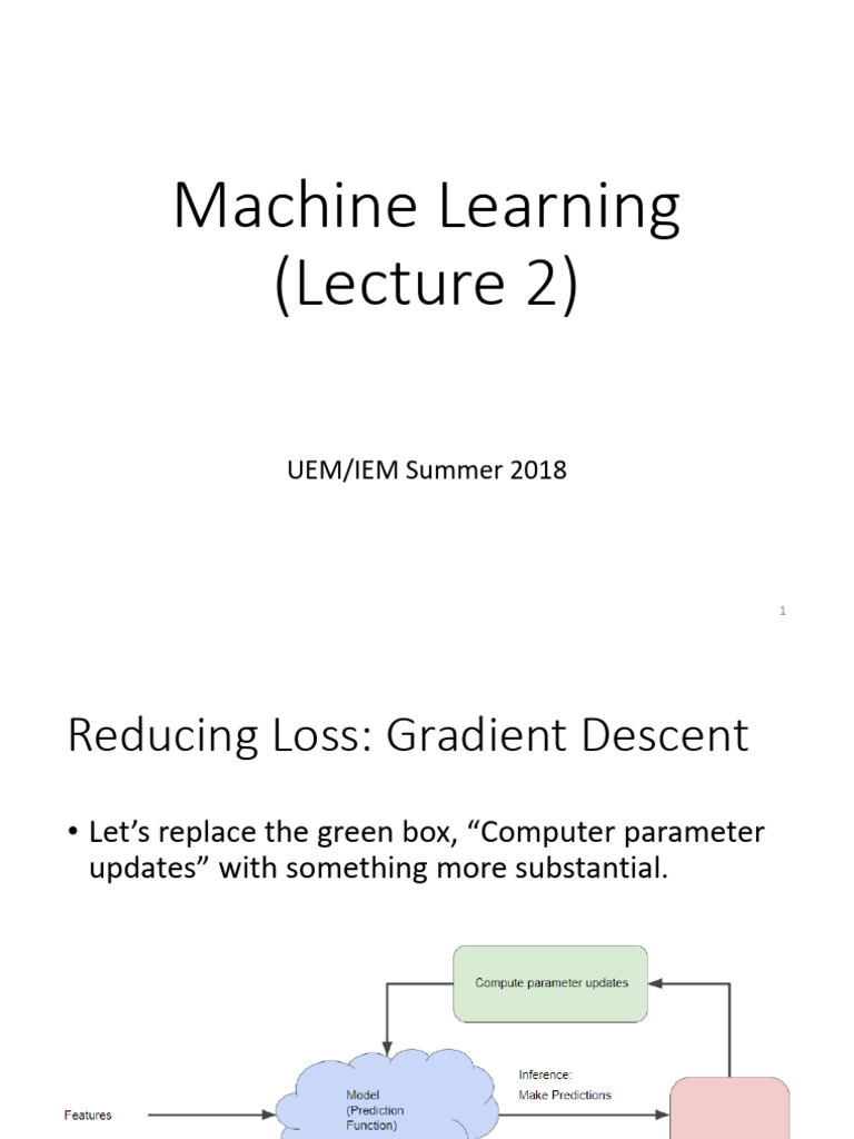 ML Lecture2 | PDF | Gradient | Mathematical Analysis