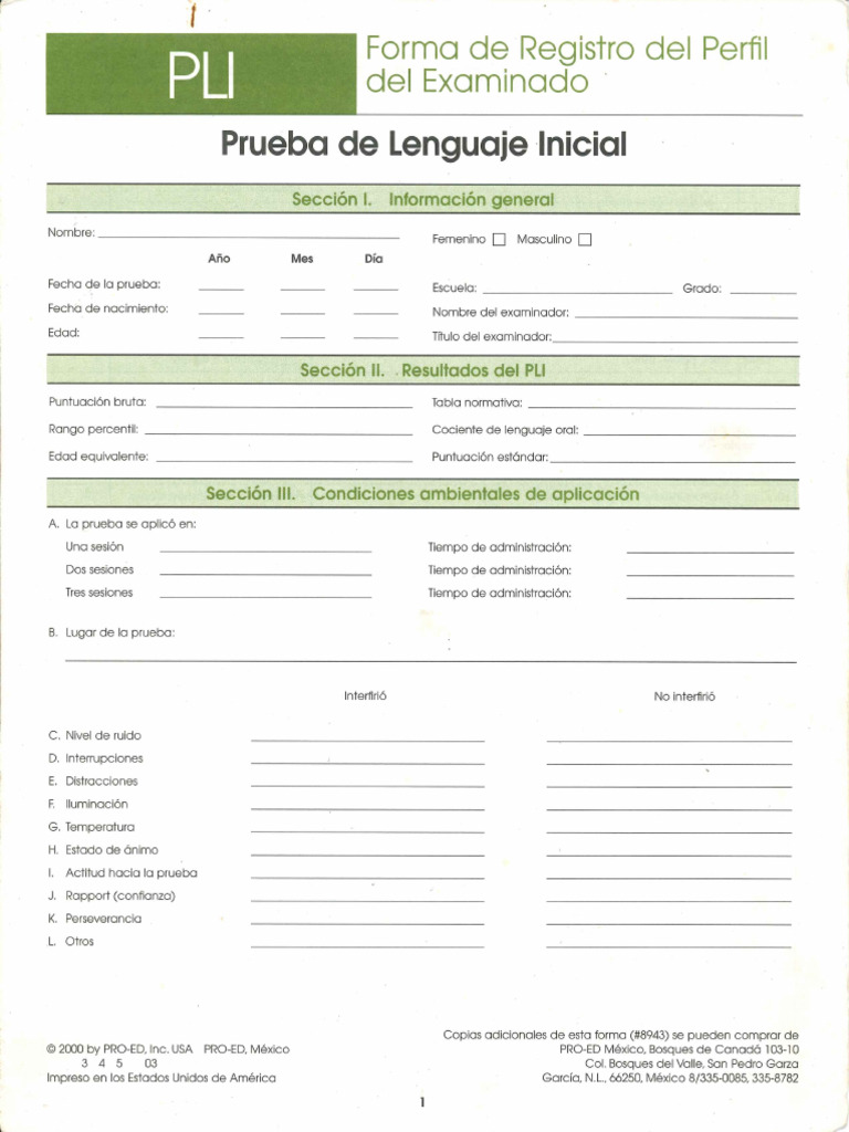 PLI Protocolo | PDF
