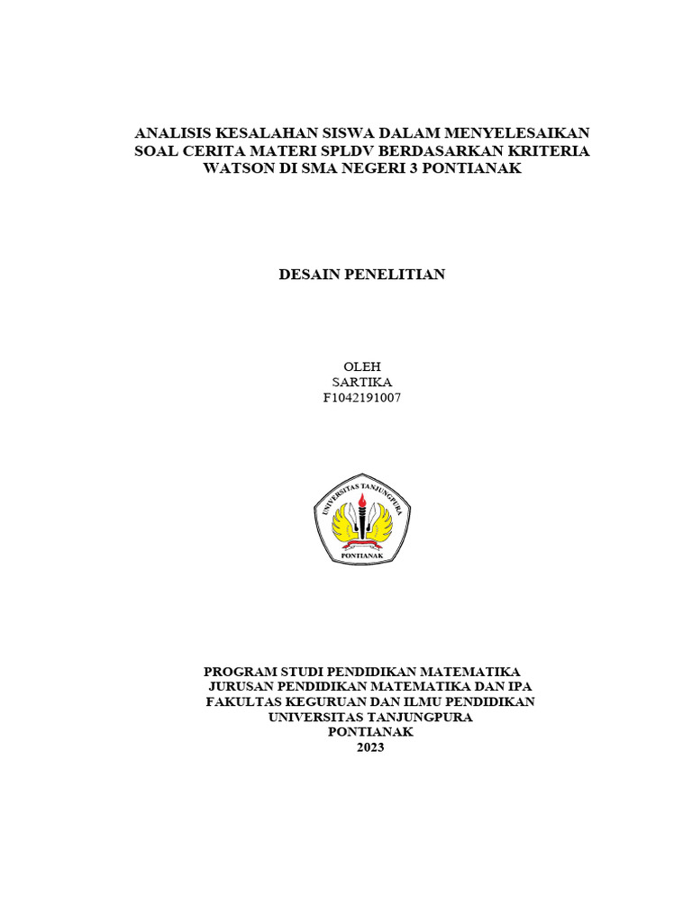 Proposal Skripsi Revisi | PDF | Seni | Komputer