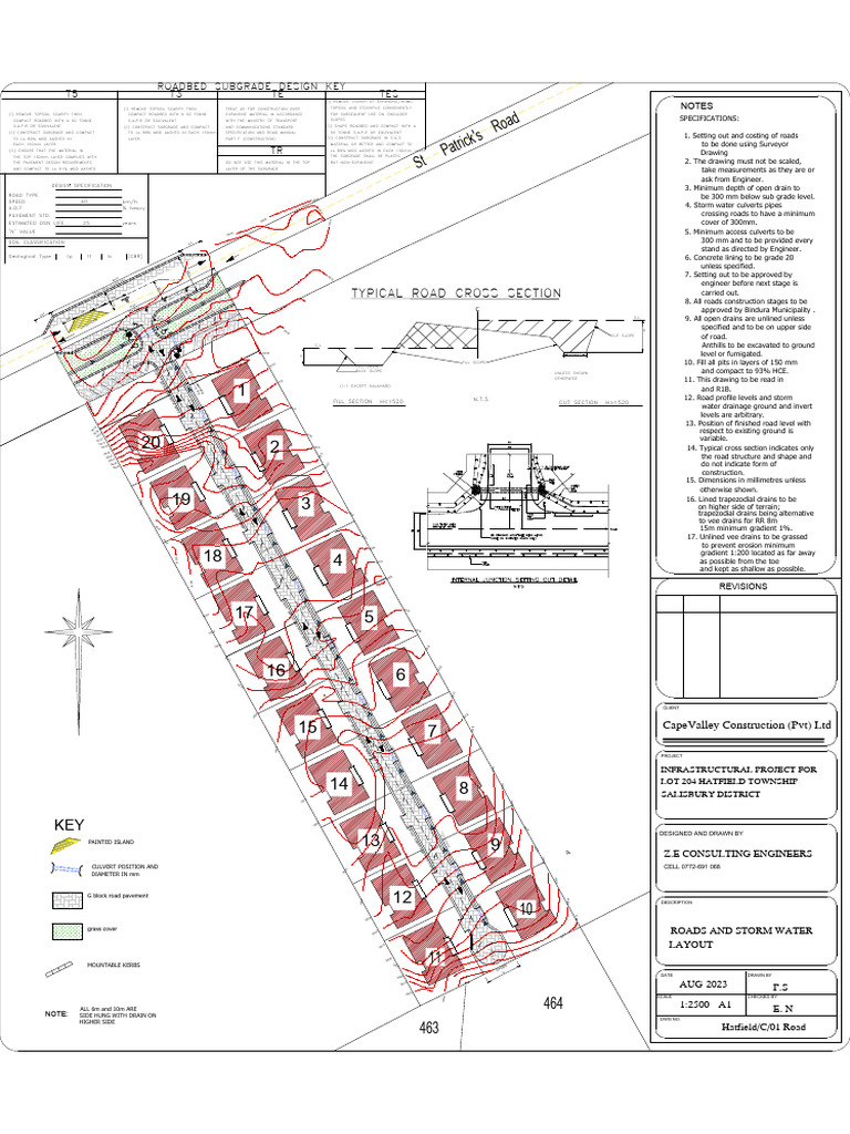 Road Construction and Drainage Guidelines | PDF | Civil Engineering ...