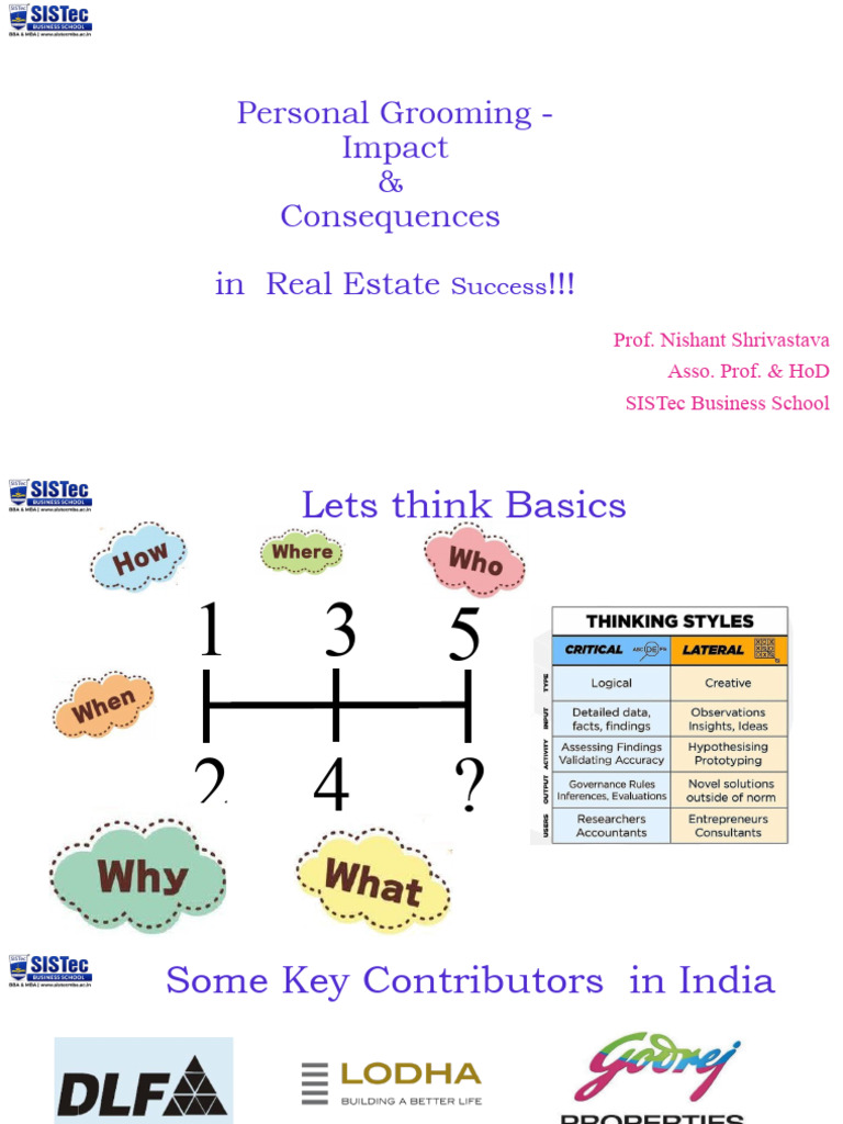 Personal Grooming Impacts & Consequences (F) PDF Sales Marketing