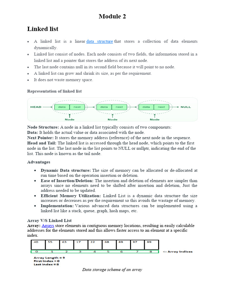Data Structure Calicut University 2nd Sem | PDF | Pointer (Computer ...
