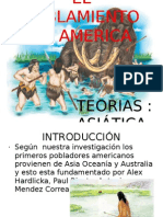 El Poblamiento de America