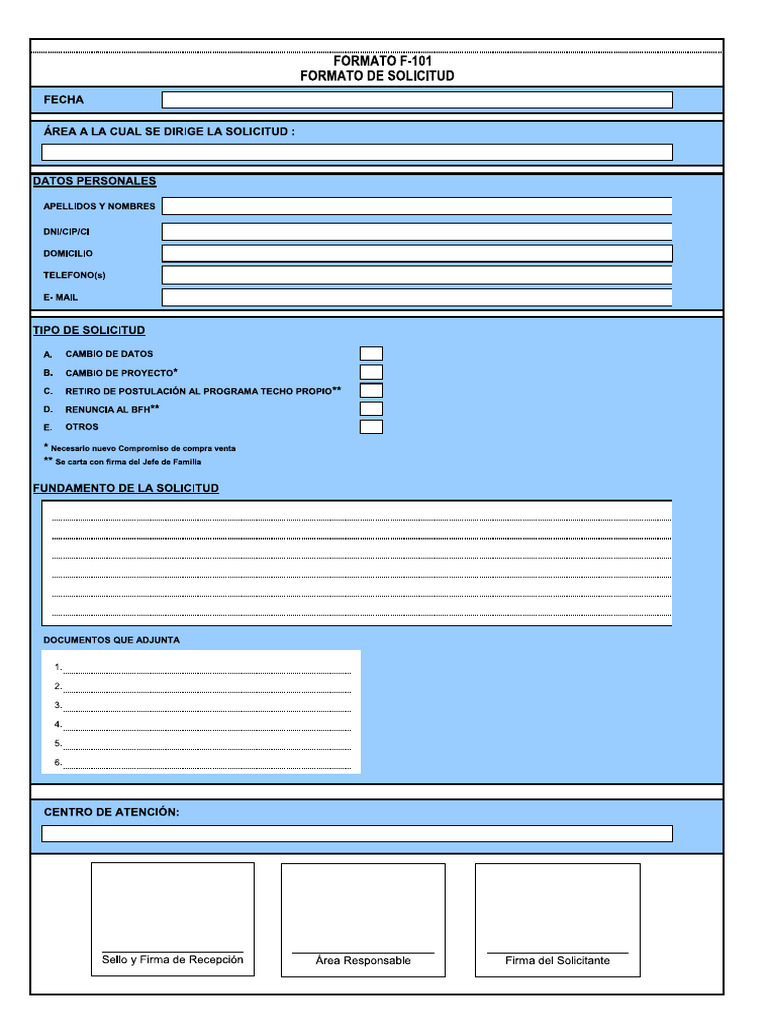 Formatofmv F 101 Modificaciondatosgrupofamiliar | PDF
