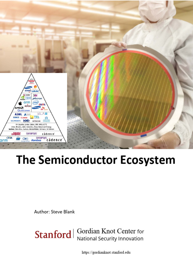 The Semiconductor Ecosystem PDF Integrated Circuit Semiconductor Device Fabrication
