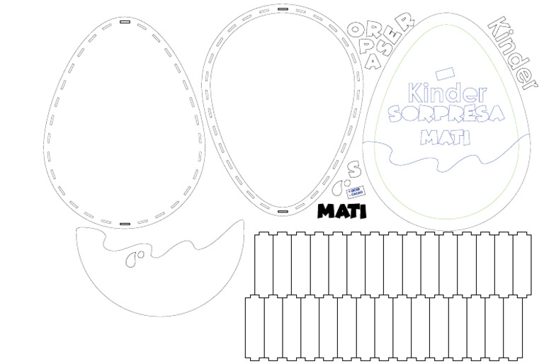 Caja Huevo Kinder Pdf