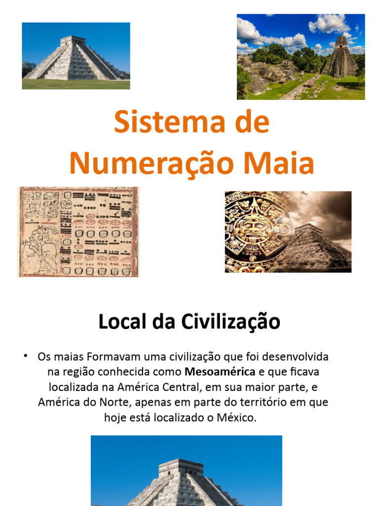 Sistema de Numeração Maia e Curiosidades | PDF | Civilização Maia ...