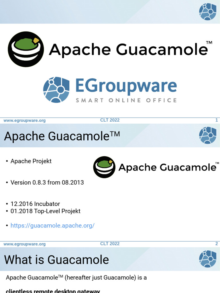 Apache Guacamole: Clientless Remote Access | PDF | Remote Desktop ...