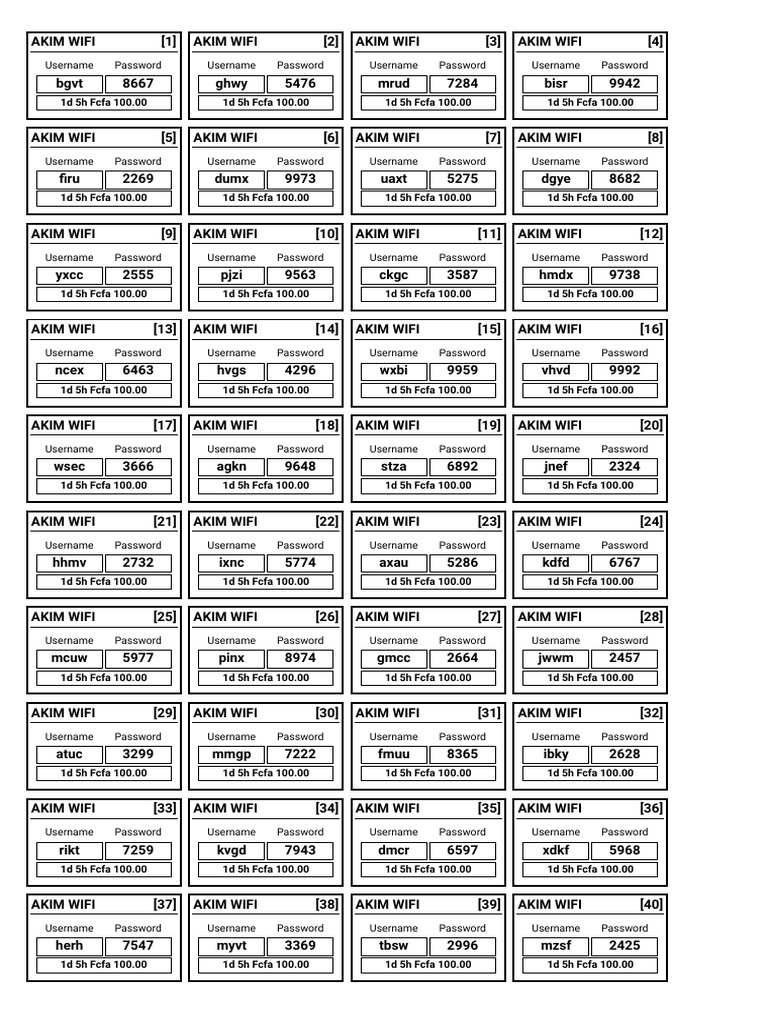 Voucher AKIM WIFI 5H Up 279 02 24 24 Akim PDF Software Design 