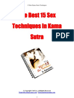 15 Best KamaSutra Techniques