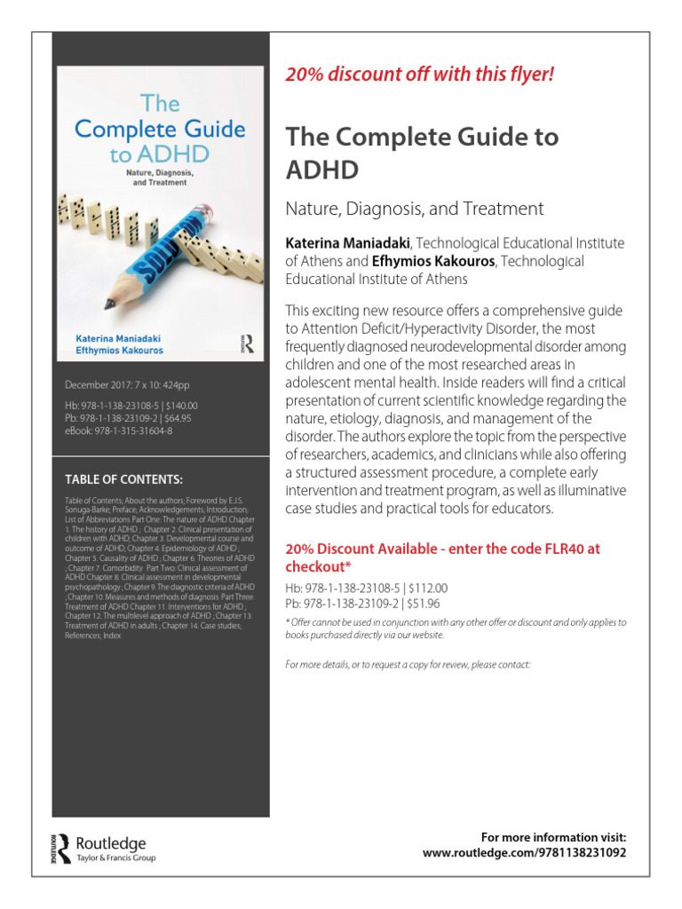 Comprehensive ADHD Guide: Nature & Treatment | PDF | Attention Deficit ...