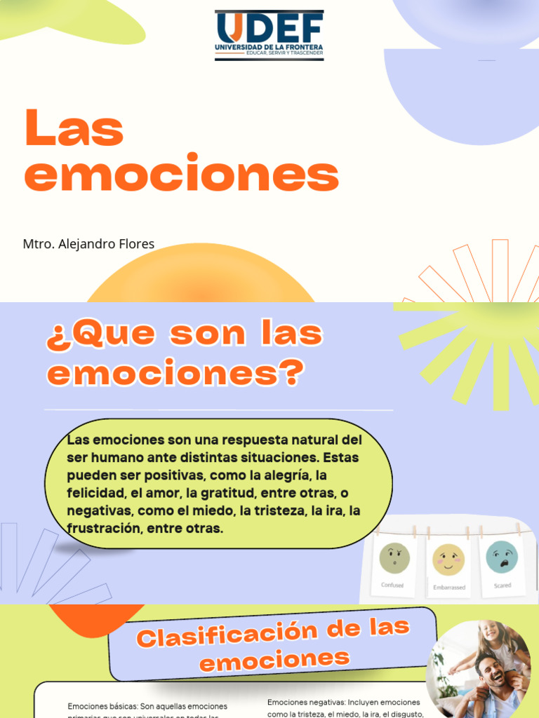 Clasificación y manejo de emociones | PDF | Las emociones ...