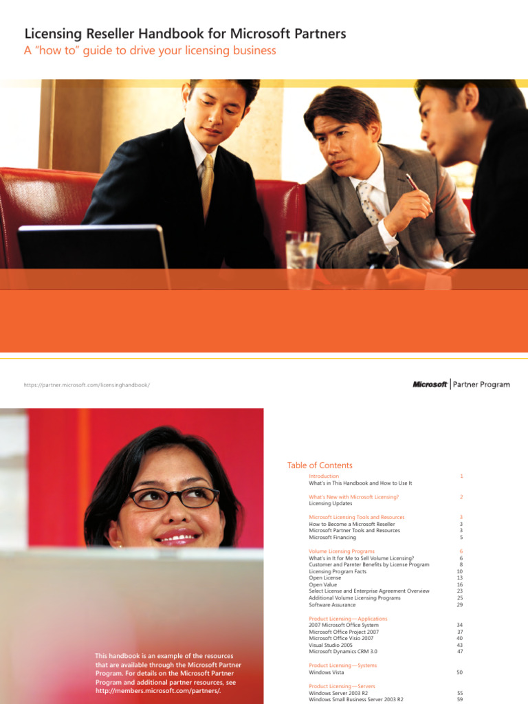 MS LicensingResellerHandbook2007 LowRes | PDF | Microsoft | Microsoft ...