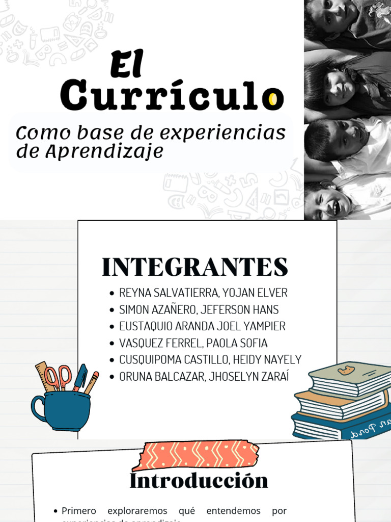 Teoria Curricular Semana 09 | PDF | Plan de estudios | Aprendizaje