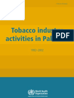 Tobacco Industry Activities in Pakistan: WHO-EM/TFI/055/E