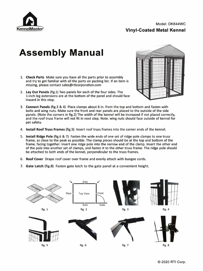Assembly Manual DK644 2020 | PDF