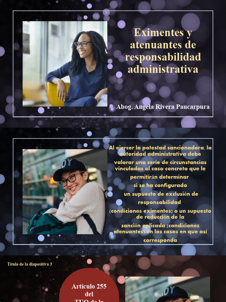 Eximentes y Atenuantes Administrativos | PDF | Causalidad (Ley) | Ley común