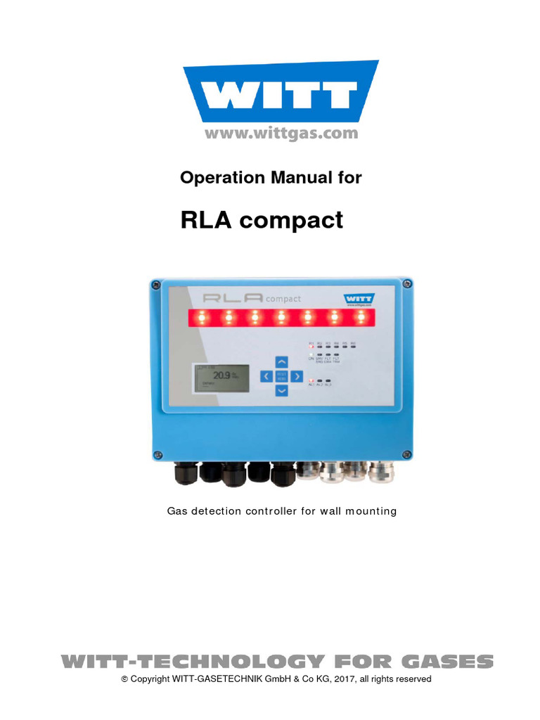 RLA Compact 20170407 W Eng | PDF | Relay | Menu (Computing)