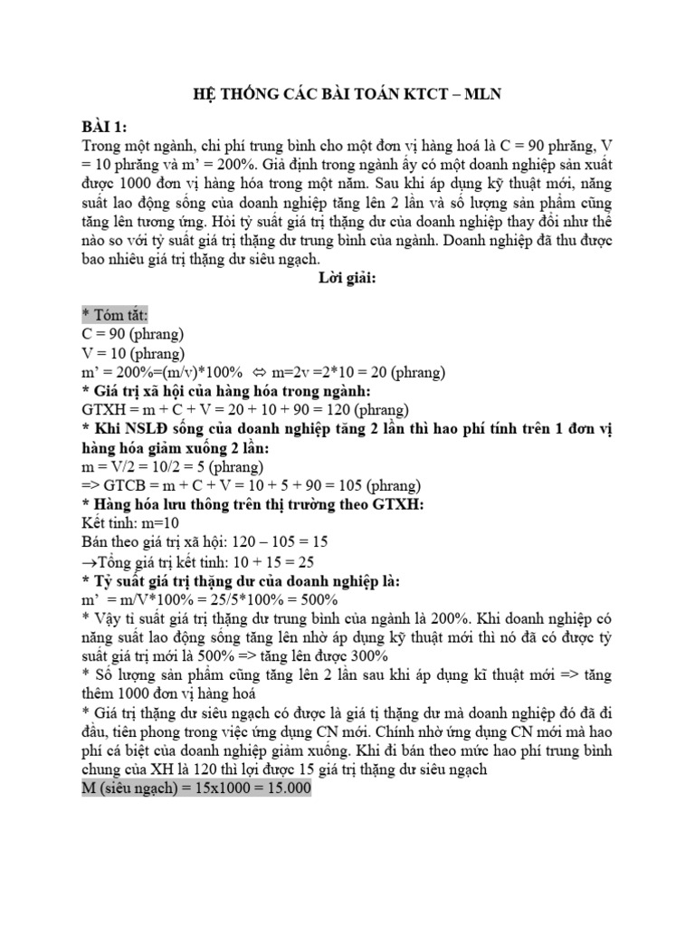 Toan KTCT 1 | PDF