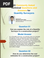 Quantity Surveying Exam Key Answers | PDF | Specification (Technical ...