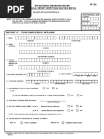 NIBTT Retirement Benefit Application Form | PDF | Pension | Employment