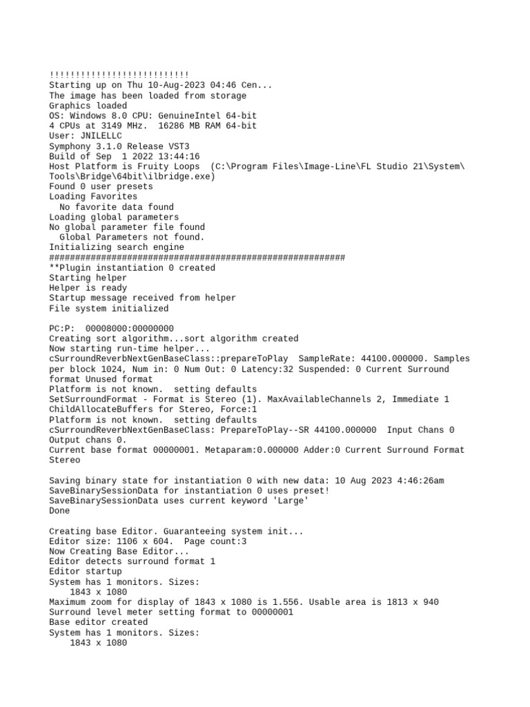 Symphony vst3 log pdf 64 bit computing computer file