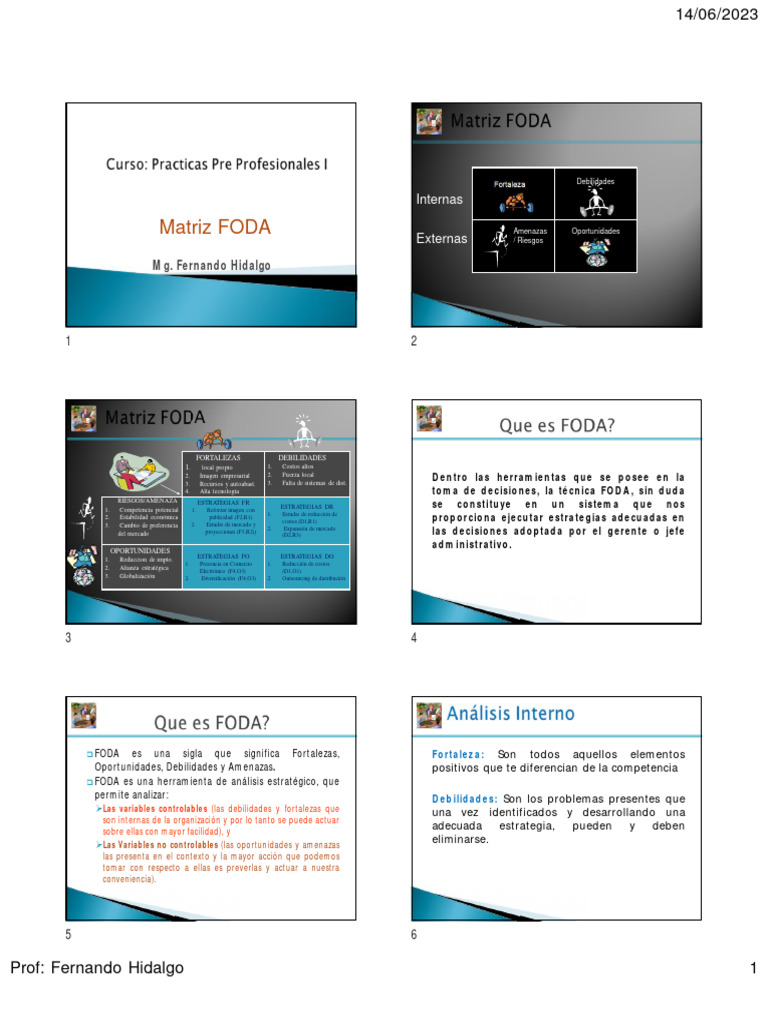 Análisis FODA para Estrategias Empresariales | PDF | Análisis FODA ...