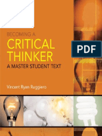Becoming A Critical Thinker Master Student