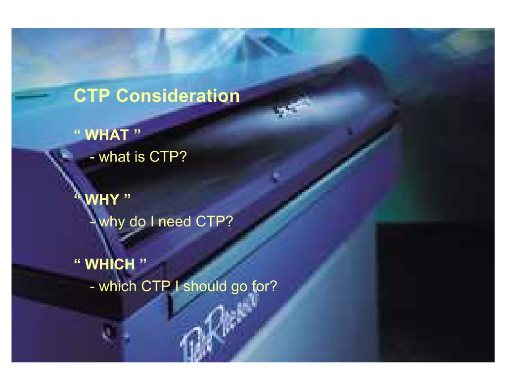 CTP Technology Overview and Guide | PDF