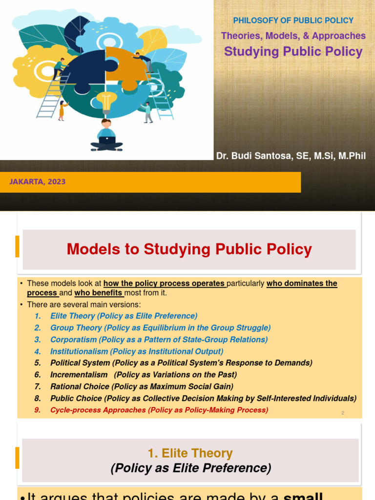 Public Policy Theories and Models | PDF | Policy | Liberal Arts Education