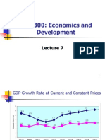 DEV 300: Economics and Development