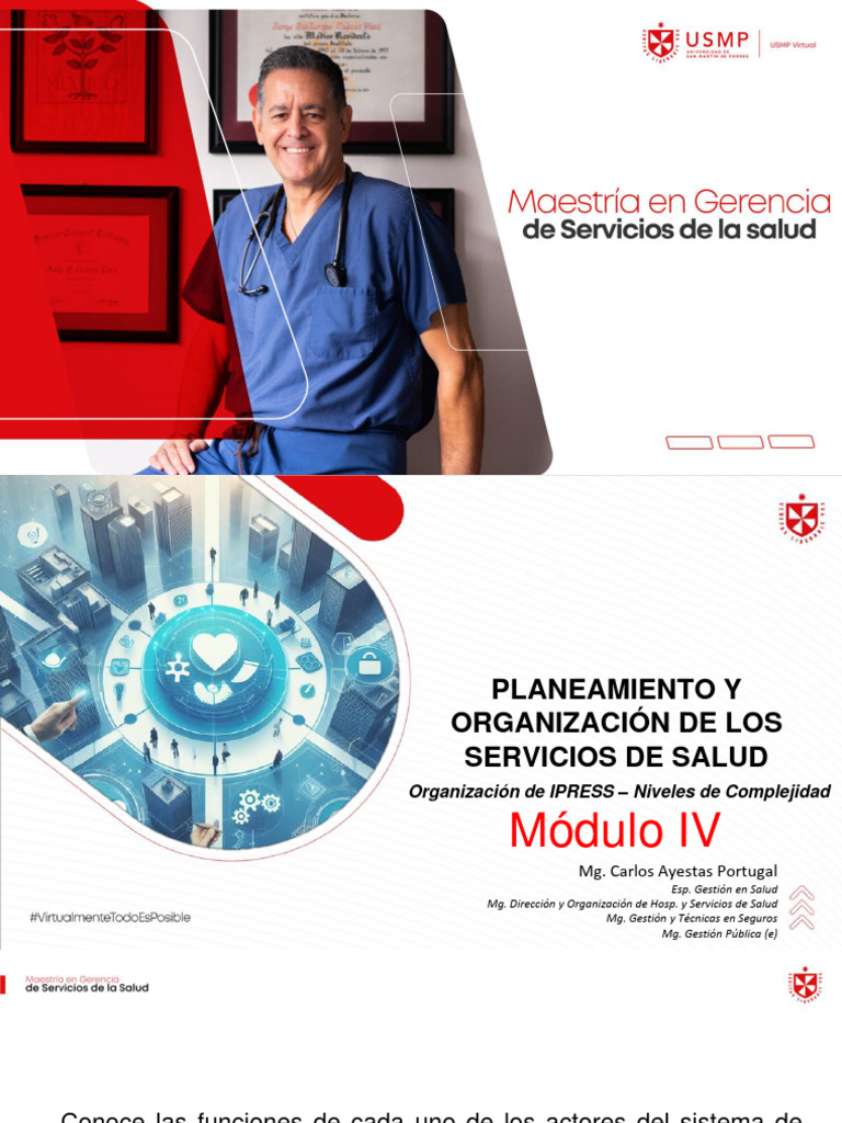 MGSS Mod IV Estrat Med IPRESS-1 | PDF | Organización Panamericana de la ...