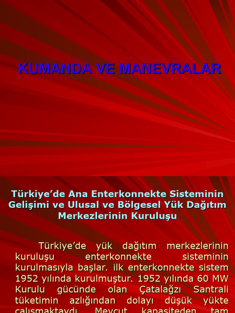 1-Kumanda Ve Manevralar1-Yük Tevzi Geçmişi2 | PDF