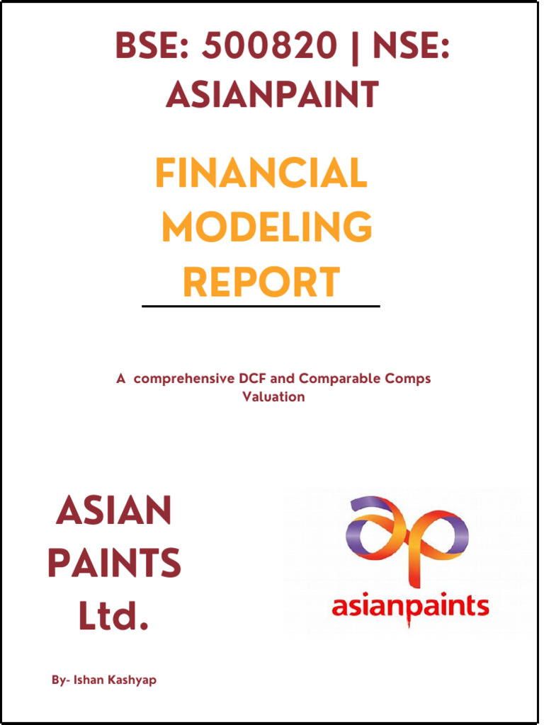 Asian Paints Financial Model 1719853365 PDF Errors And Residuals