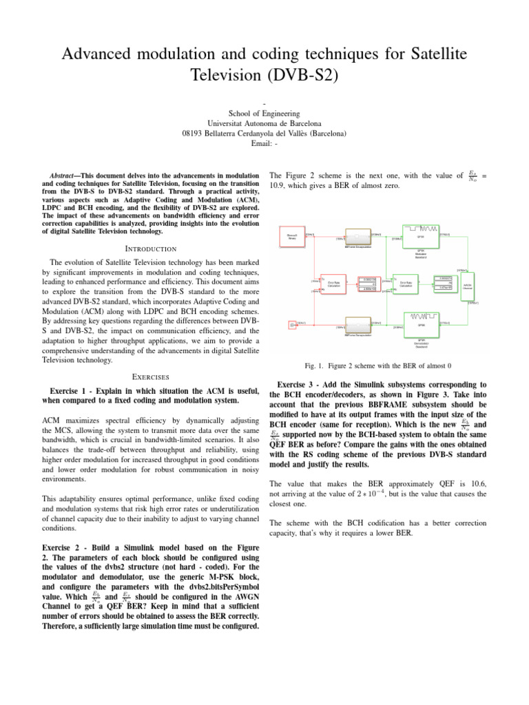 Efficient LDPC Modulation for DVB-S2 | PDF | Low Density Parity Check ...