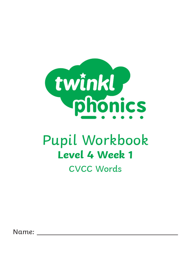 Level 4 Week 1 Pupil Workbook | PDF | Language Arts & Discipline