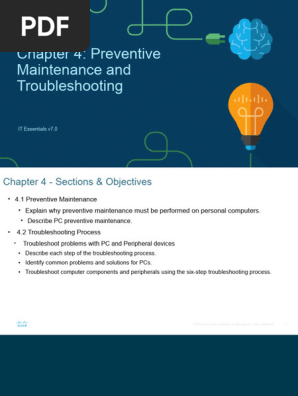 Ch4_Preventive Maintenance and Troubleshooting