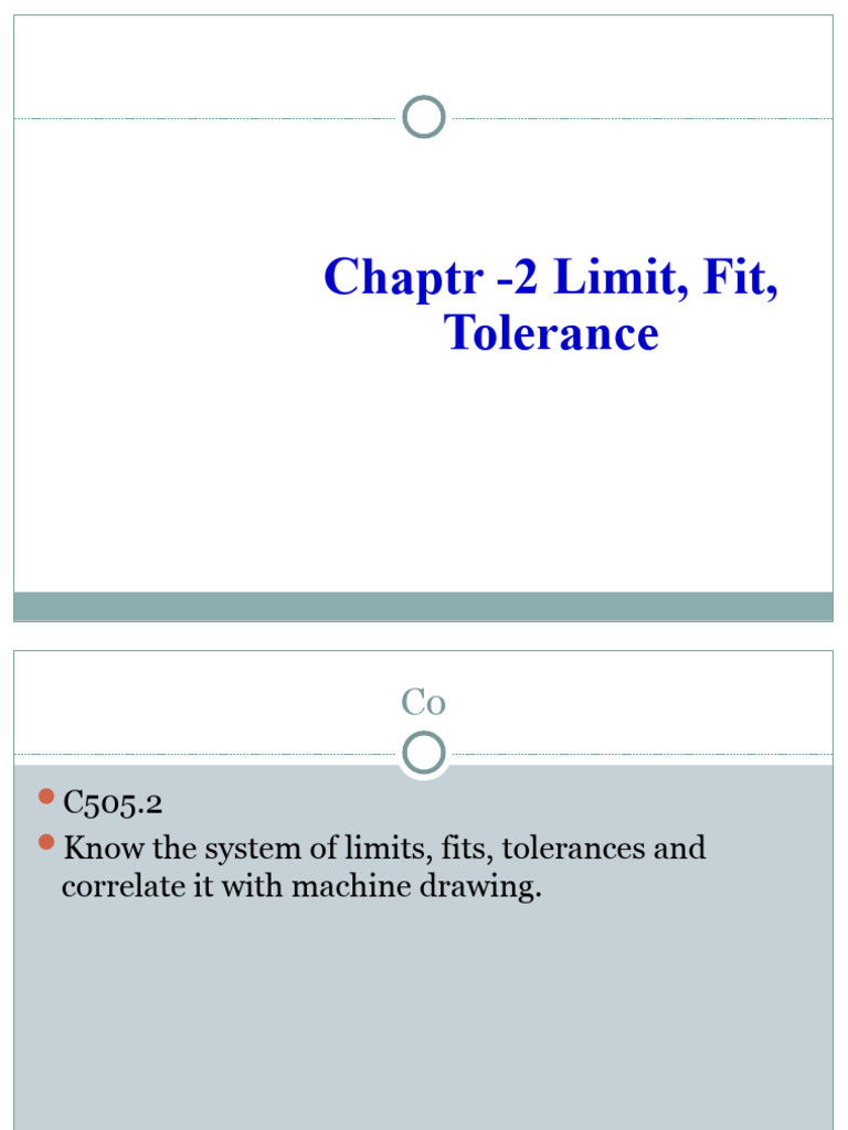 Engineering Limits & Fits Guide | PDF | Engineering Tolerance ...