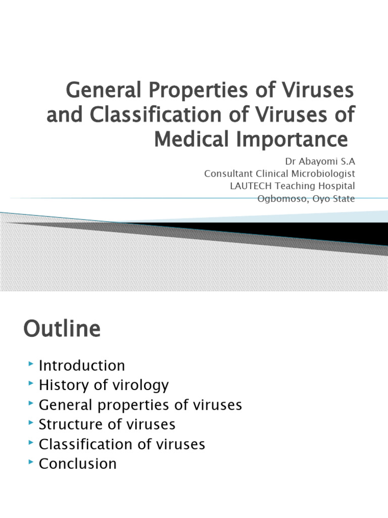 Virology Overview and Classification | PDF | Sense (Molecular Biology ...
