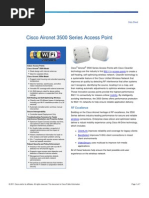 Cisco Aironet 3500 AP DataSheet